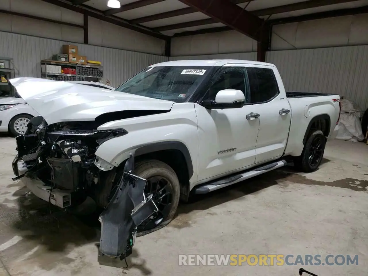 1 Photograph of a damaged car 5TFJA5DA1NX015655 TOYOTA TUNDRA 2022