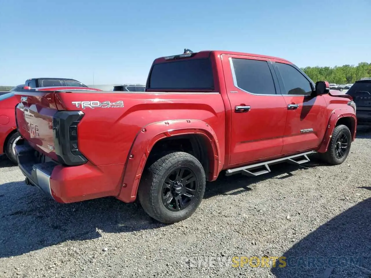 3 Photograph of a damaged car 5TFJA5DB5NX010953 TOYOTA TUNDRA 2022