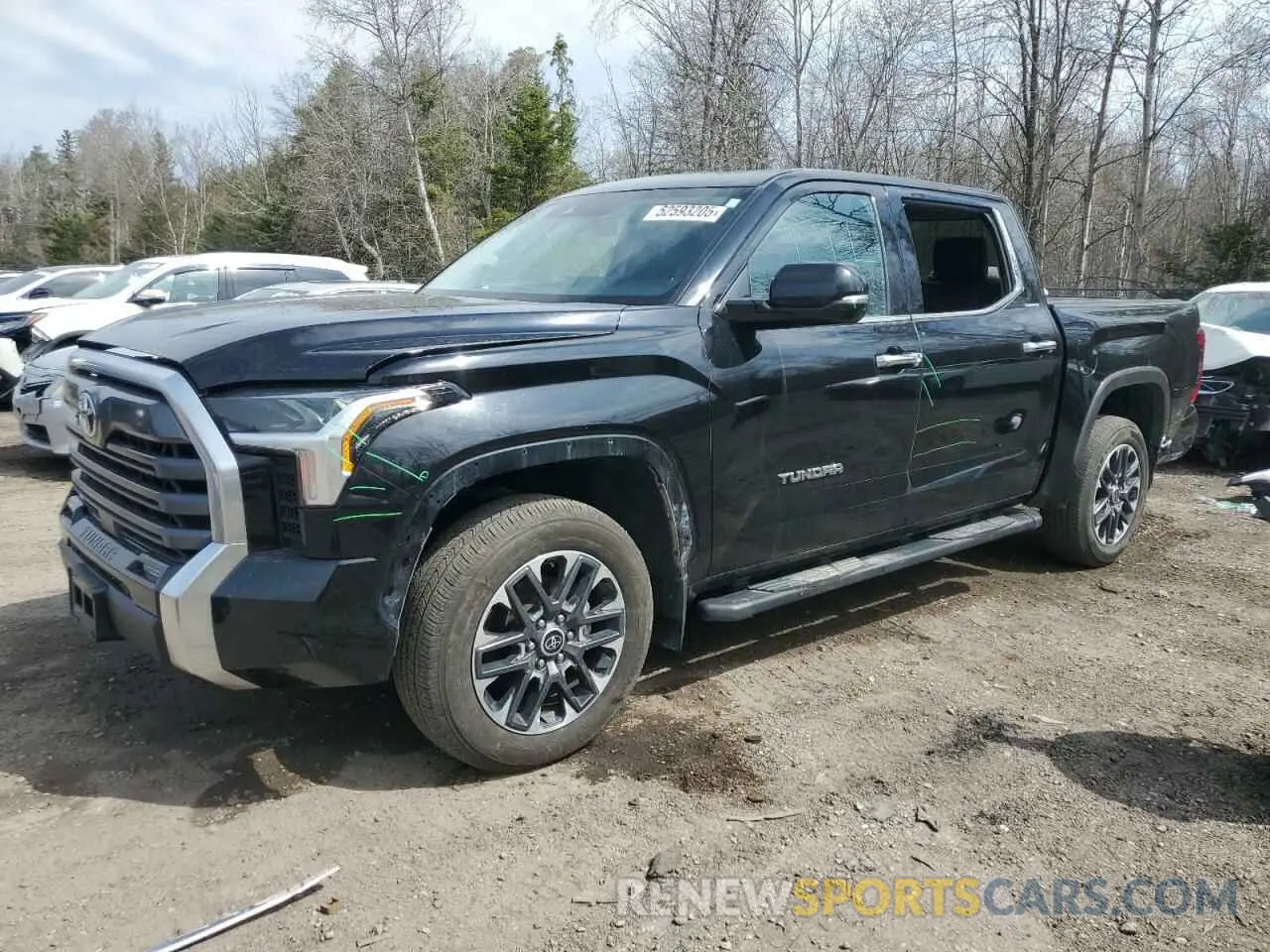 1 Photograph of a damaged car 5TFJA5DB6NX033013 TOYOTA TUNDRA 2022