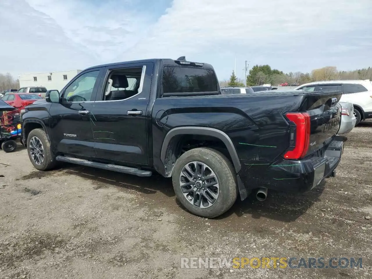2 Photograph of a damaged car 5TFJA5DB6NX033013 TOYOTA TUNDRA 2022