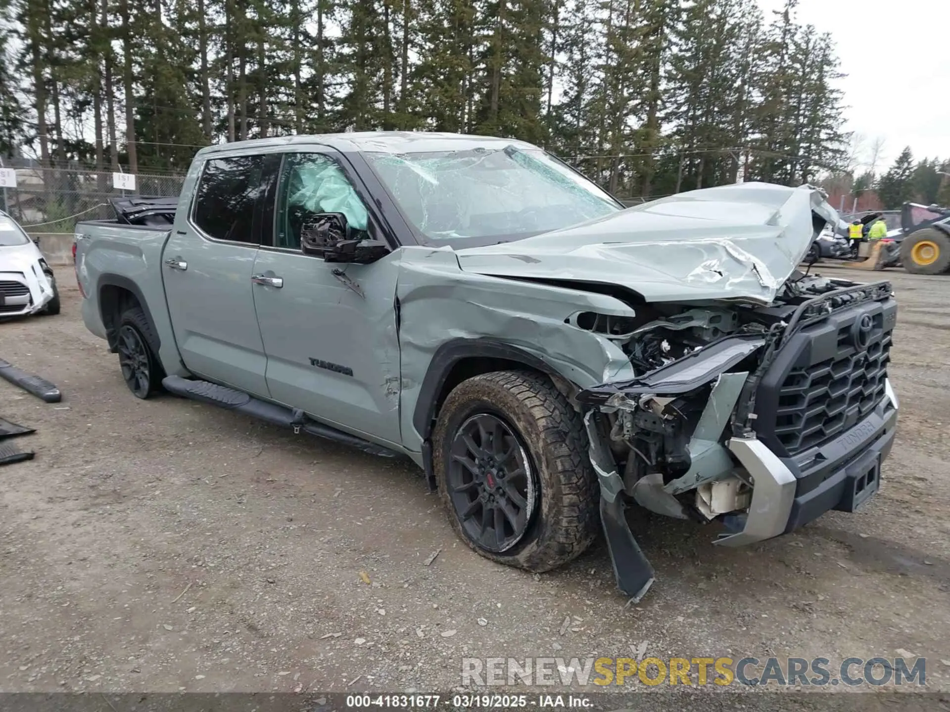1 Photograph of a damaged car 5TFJA5DB6NX040916 TOYOTA TUNDRA 2022