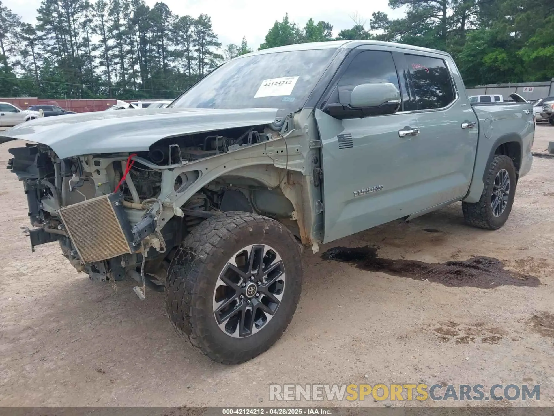 2 Photograph of a damaged car 5TFJA5DB9NX015248 TOYOTA TUNDRA 2022