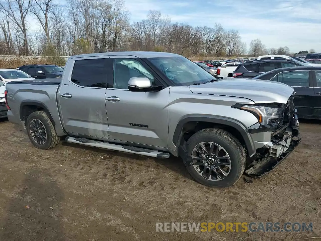 4 Photograph of a damaged car 5TFJA5DB9NX028484 TOYOTA TUNDRA 2022