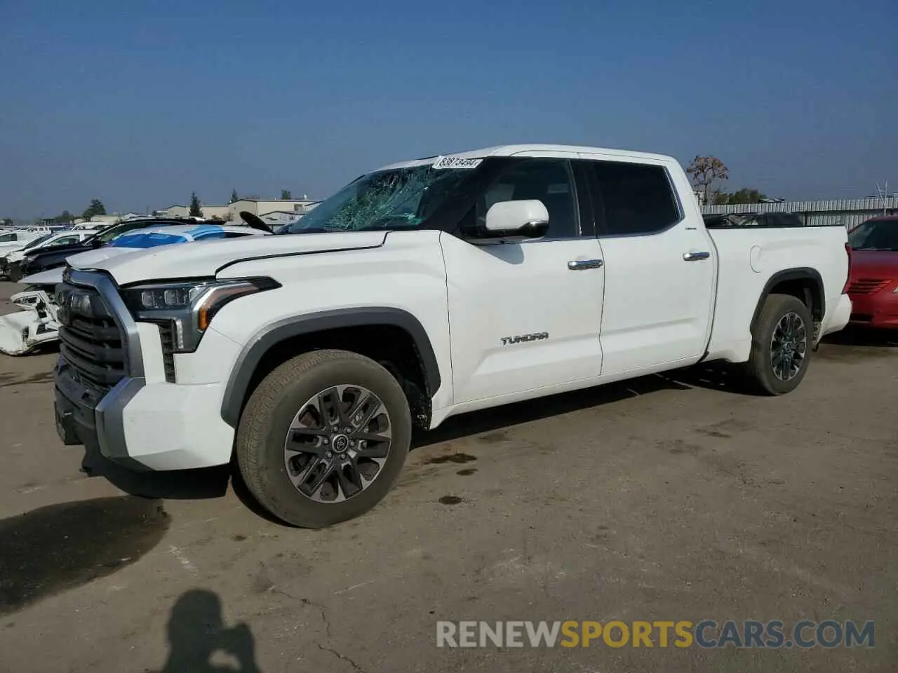 1 Photograph of a damaged car 5TFJA5EC2NX006141 TOYOTA TUNDRA 2022