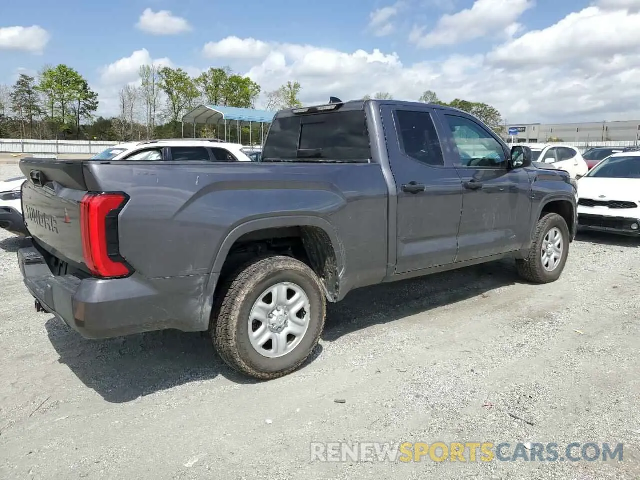 3 Photograph of a damaged car 5TFKB5DA7NX047592 TOYOTA TUNDRA 2022