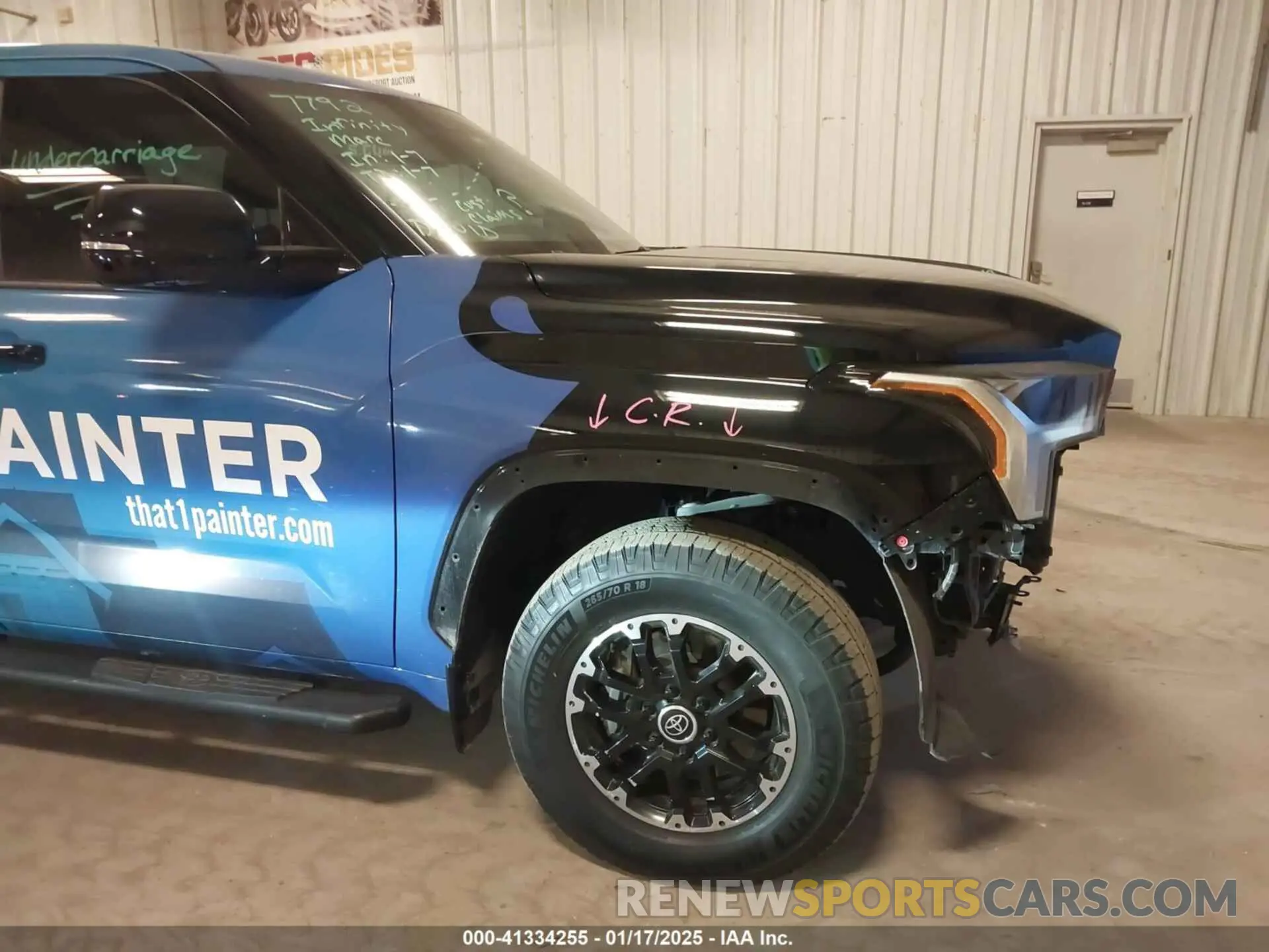 18 Photograph of a damaged car 5TFLA5AB4NX017891 TOYOTA TUNDRA 2022