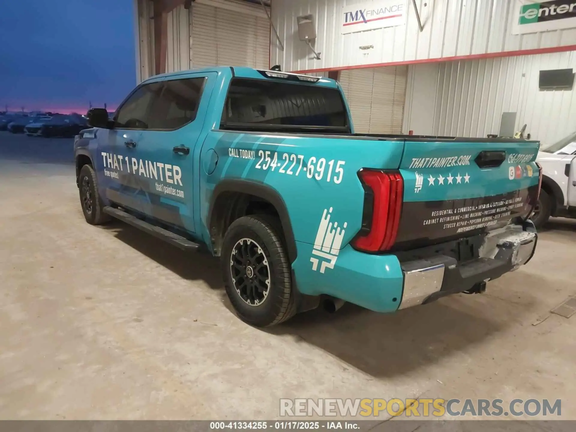 3 Photograph of a damaged car 5TFLA5AB4NX017891 TOYOTA TUNDRA 2022