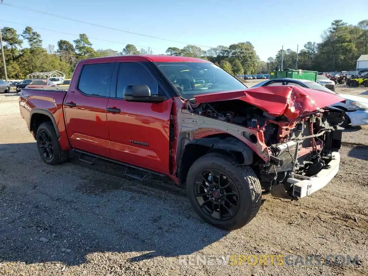 4 Photograph of a damaged car 5TFLA5AB7NX008702 TOYOTA TUNDRA 2022