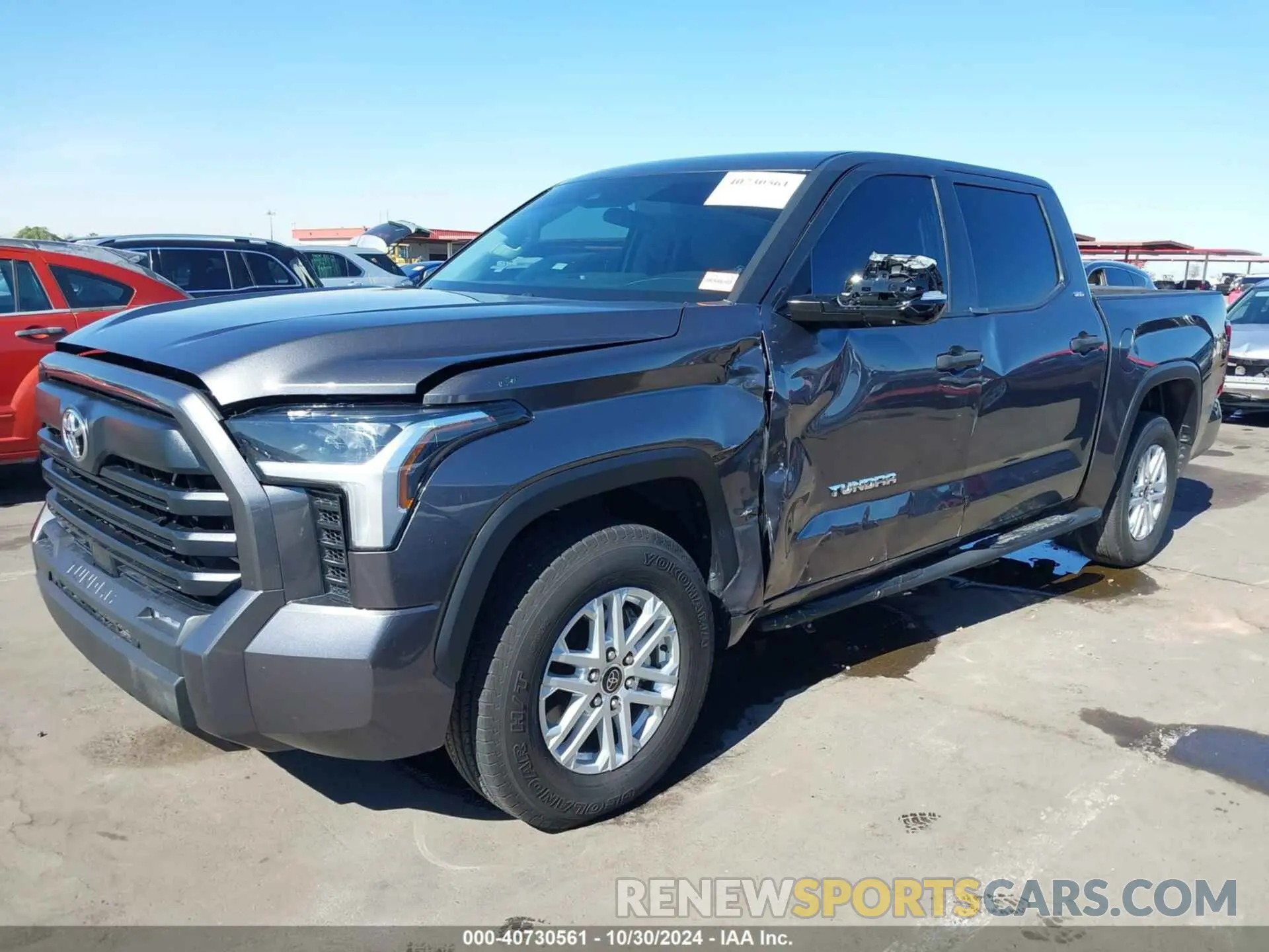 2 Photograph of a damaged car 5TFLA5AB9NX017563 TOYOTA TUNDRA 2022