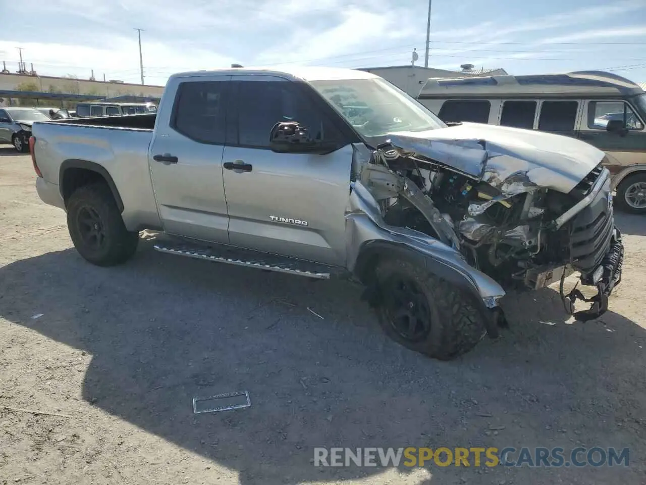 4 Photograph of a damaged car 5TFLA5DA0NX048123 TOYOTA TUNDRA 2022