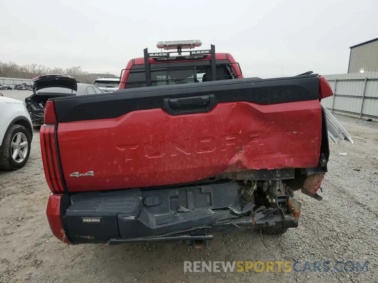 6 Photograph of a damaged car 5TFLA5DA8NX052436 TOYOTA TUNDRA 2022