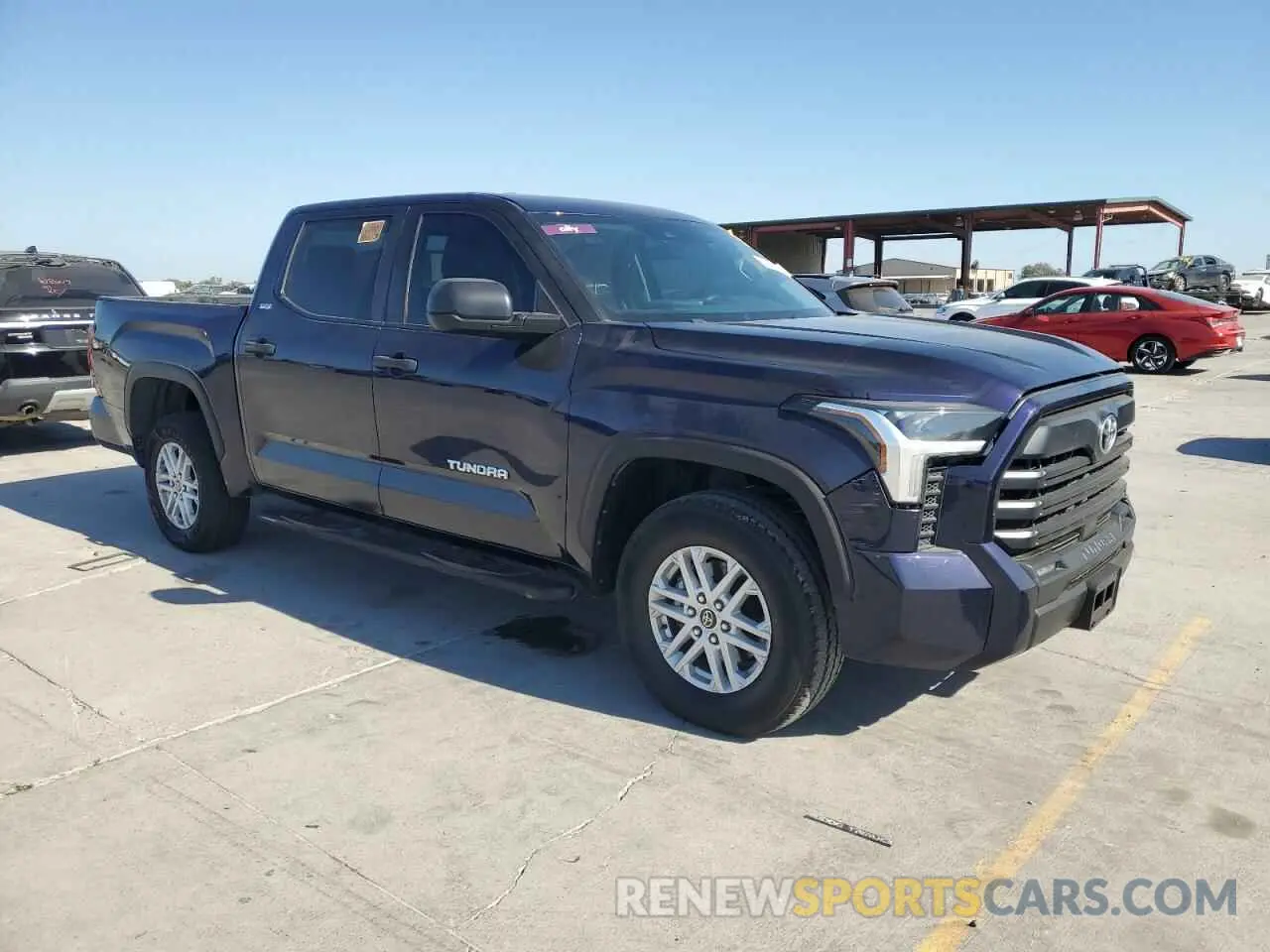 4 Photograph of a damaged car 5TFLA5DB0NX013932 TOYOTA TUNDRA 2022