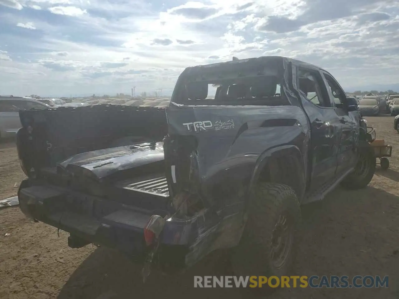 3 Photograph of a damaged car 5TFLA5DB0NX052598 TOYOTA TUNDRA 2022