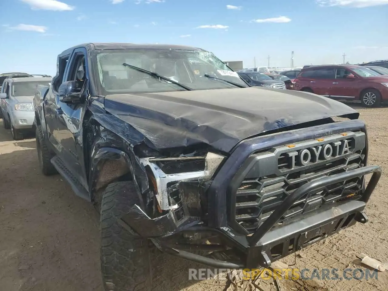 4 Photograph of a damaged car 5TFLA5DB0NX052598 TOYOTA TUNDRA 2022