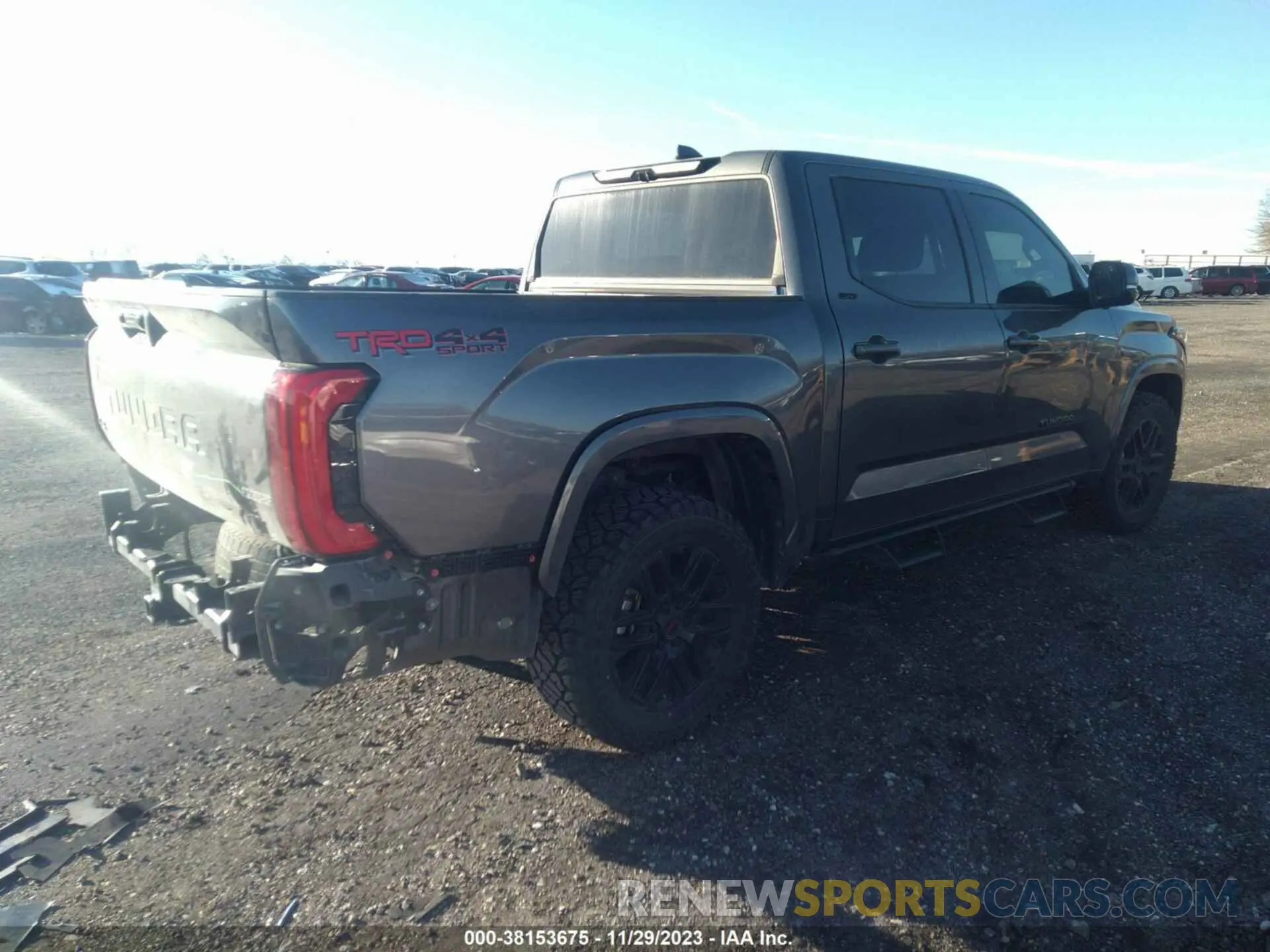 4 Photograph of a damaged car 5TFLA5DB1NX038712 TOYOTA TUNDRA 2022