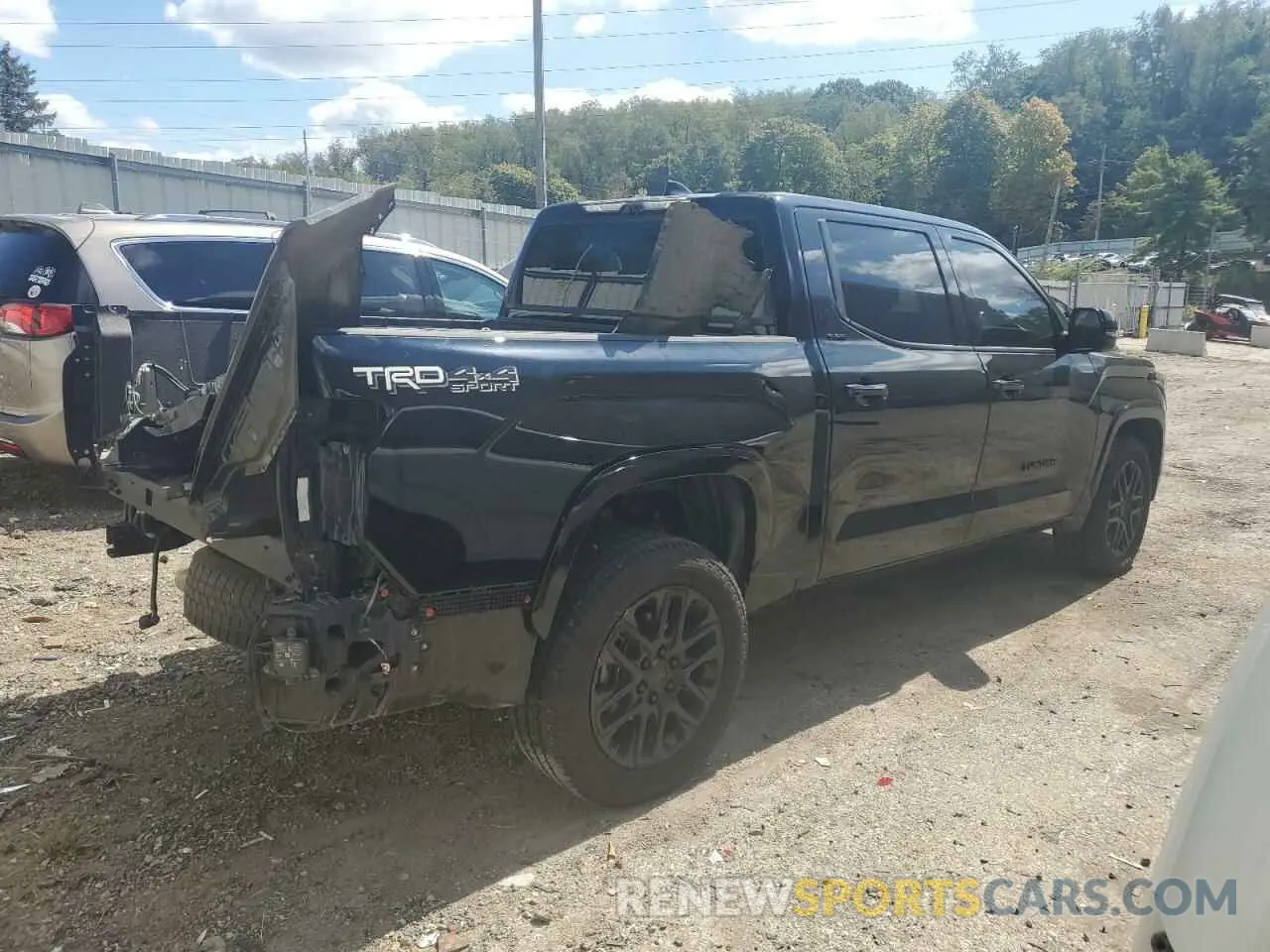 3 Photograph of a damaged car 5TFLA5DB4NX030765 TOYOTA TUNDRA 2022