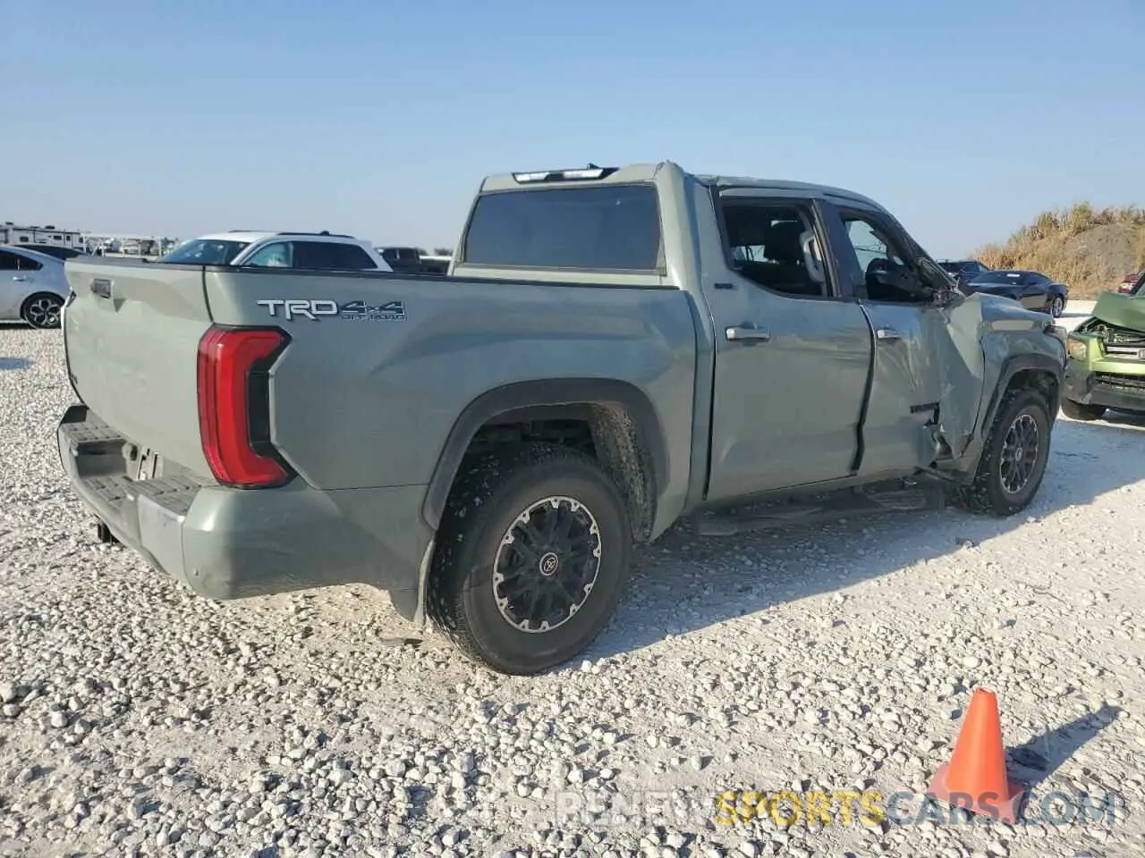 3 Photograph of a damaged car 5TFLA5DB7NX041856 TOYOTA TUNDRA 2022