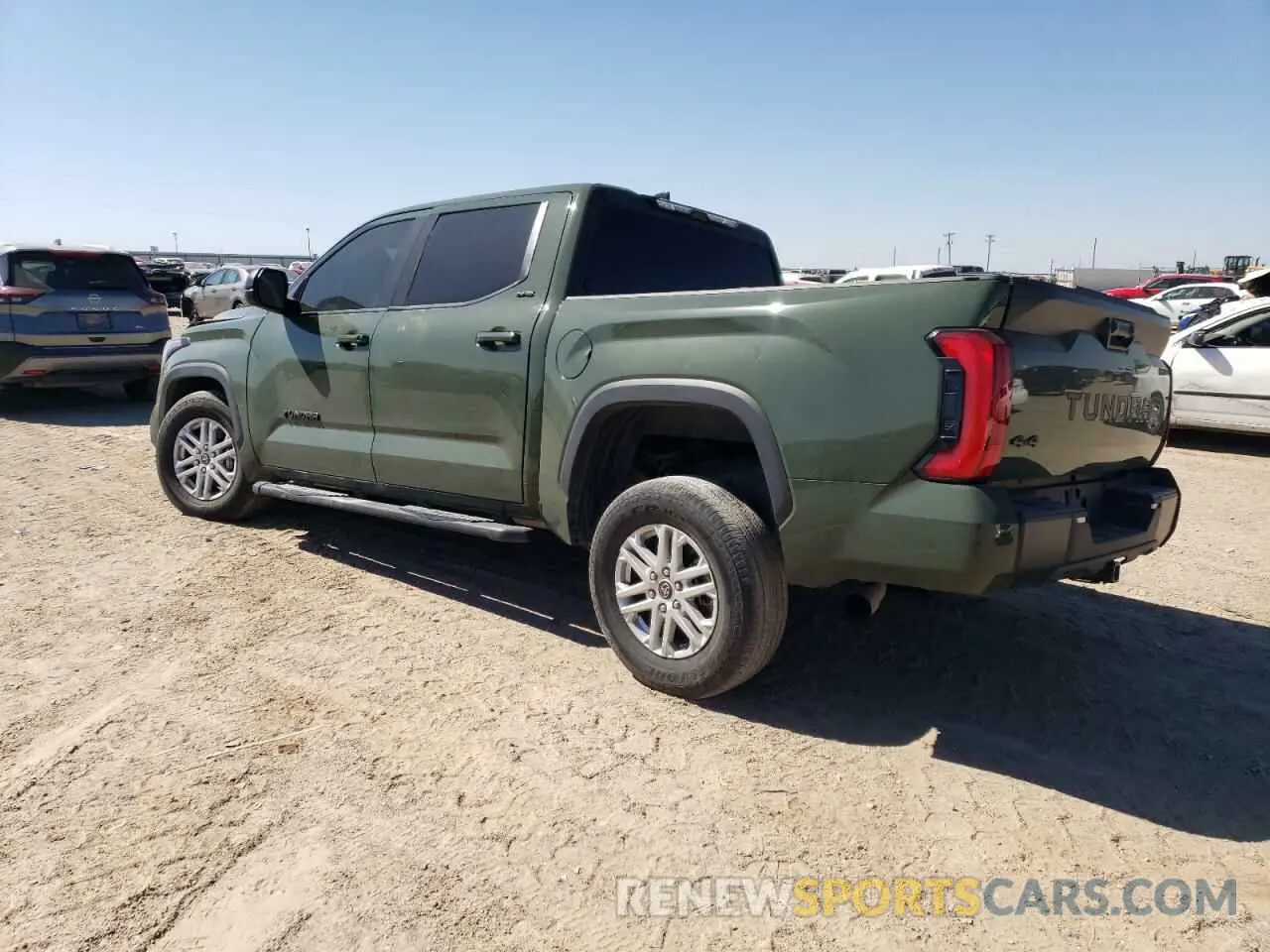 2 Photograph of a damaged car 5TFLA5DB7NX043946 TOYOTA TUNDRA 2022