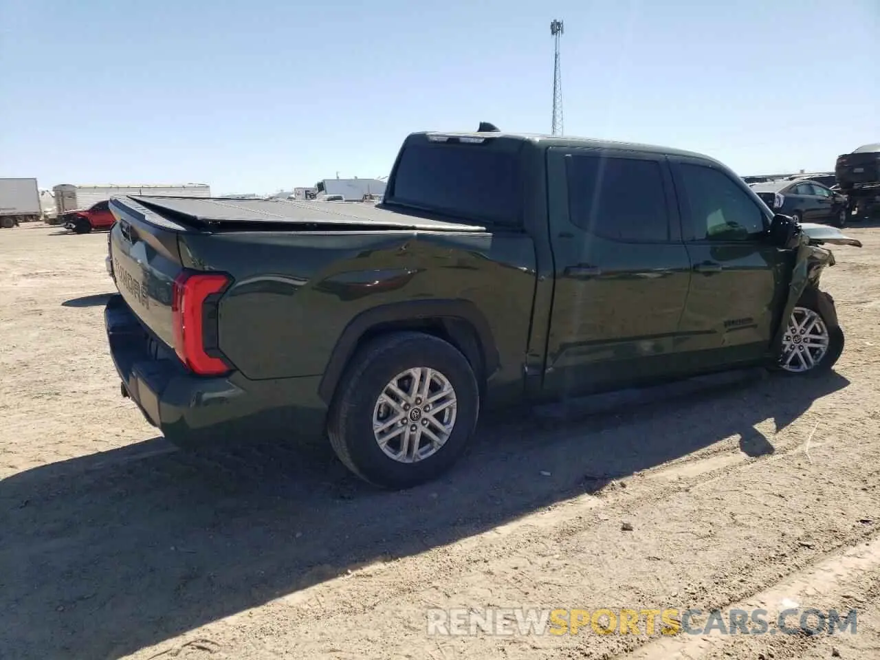 3 Photograph of a damaged car 5TFLA5DB7NX043946 TOYOTA TUNDRA 2022