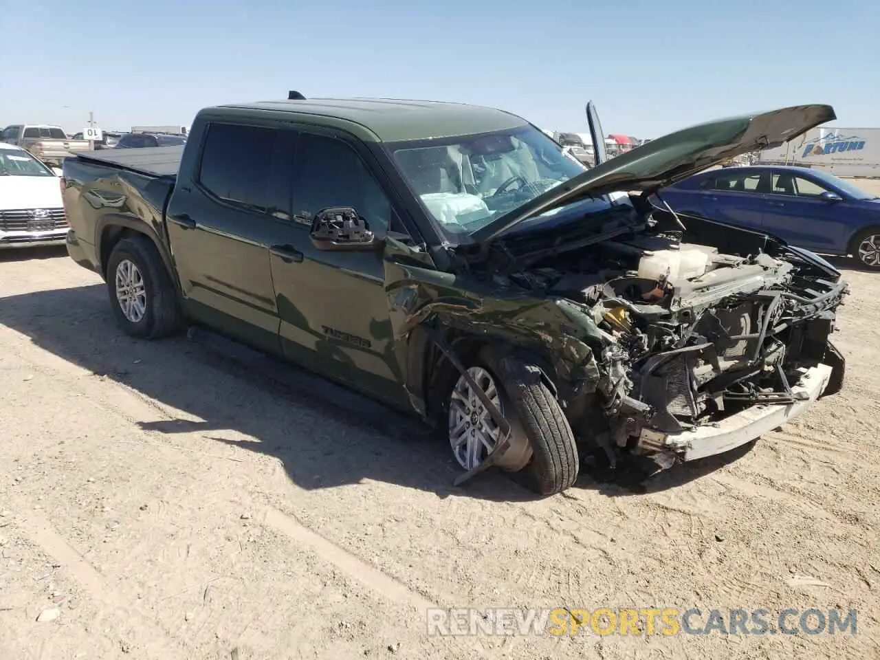 4 Photograph of a damaged car 5TFLA5DB7NX043946 TOYOTA TUNDRA 2022