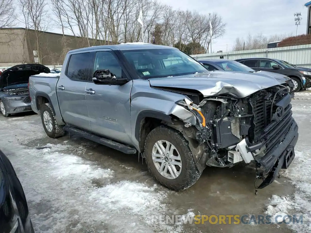 4 Photograph of a damaged car 5TFLA5DB8NX049514 TOYOTA TUNDRA 2022