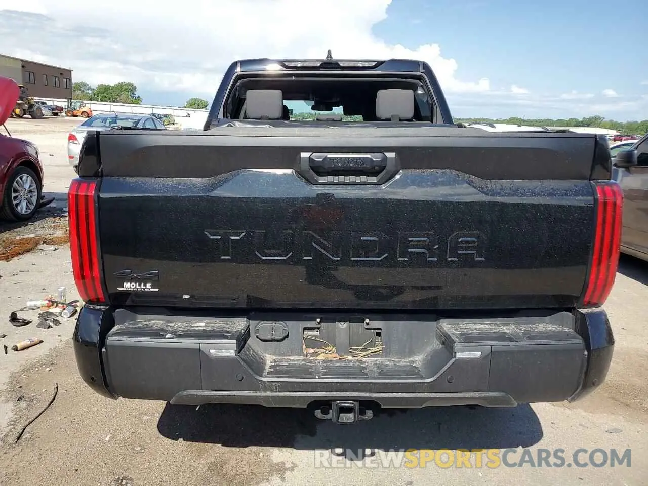 6 Photograph of a damaged car 5TFLA5DB9NX054592 TOYOTA TUNDRA 2022