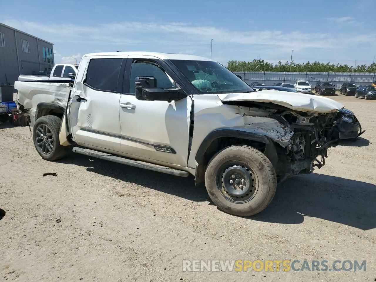 4 Photograph of a damaged car 5TFNA5DB3NX036937 TOYOTA TUNDRA 2022