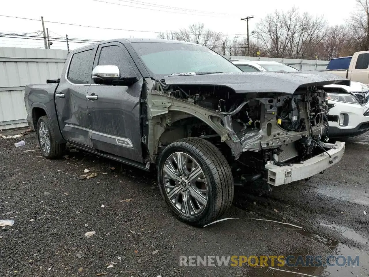 4 Photograph of a damaged car 5TFVC5DB9NX007727 TOYOTA TUNDRA 2022