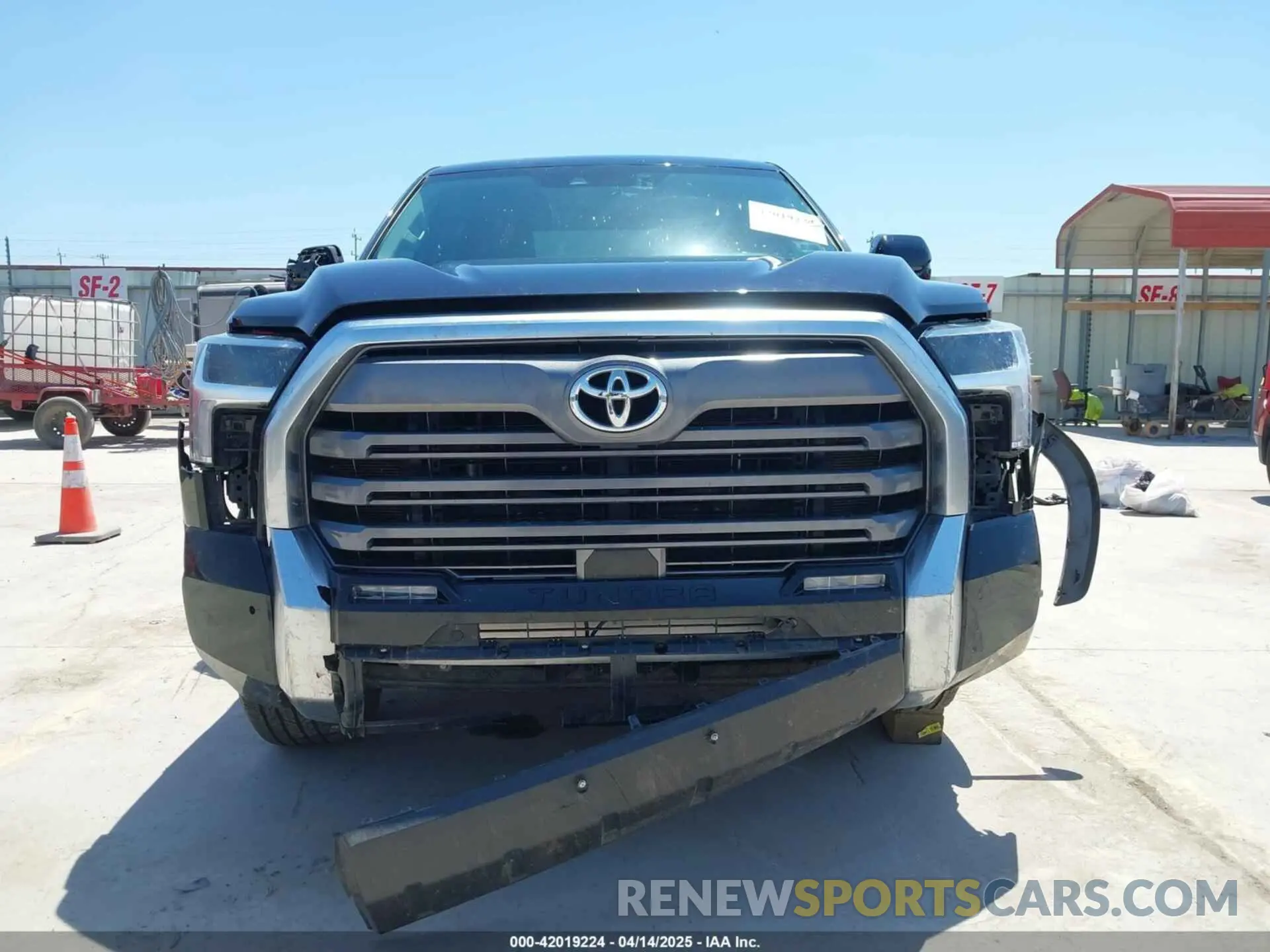 13 Photograph of a damaged car 5TFJA5AB0PX020071 TOYOTA TUNDRA 2023