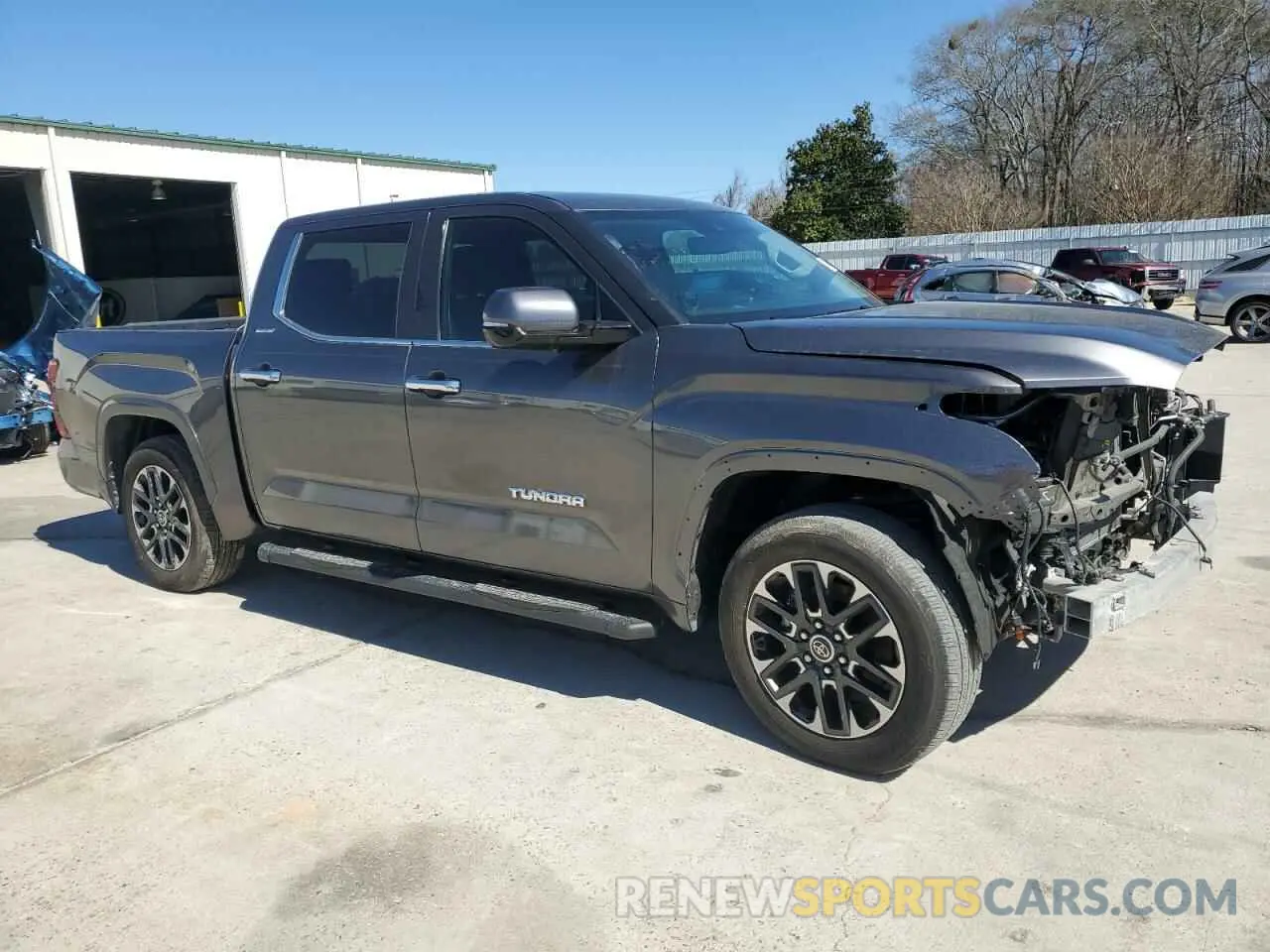 4 Photograph of a damaged car 5TFJA5ABXPX021227 TOYOTA TUNDRA 2023