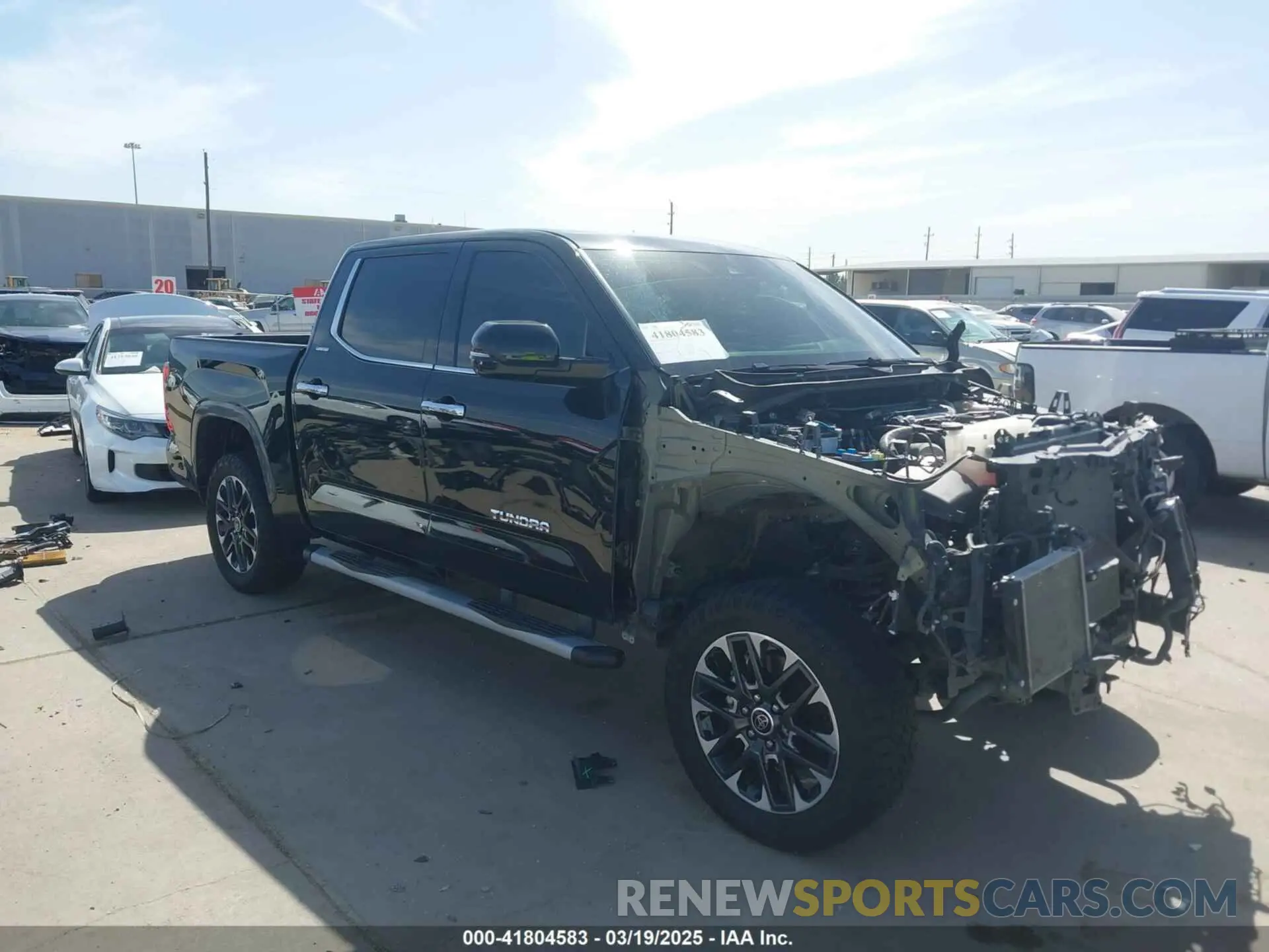 1 Photograph of a damaged car 5TFJA5DB1PX081697 TOYOTA TUNDRA 2023