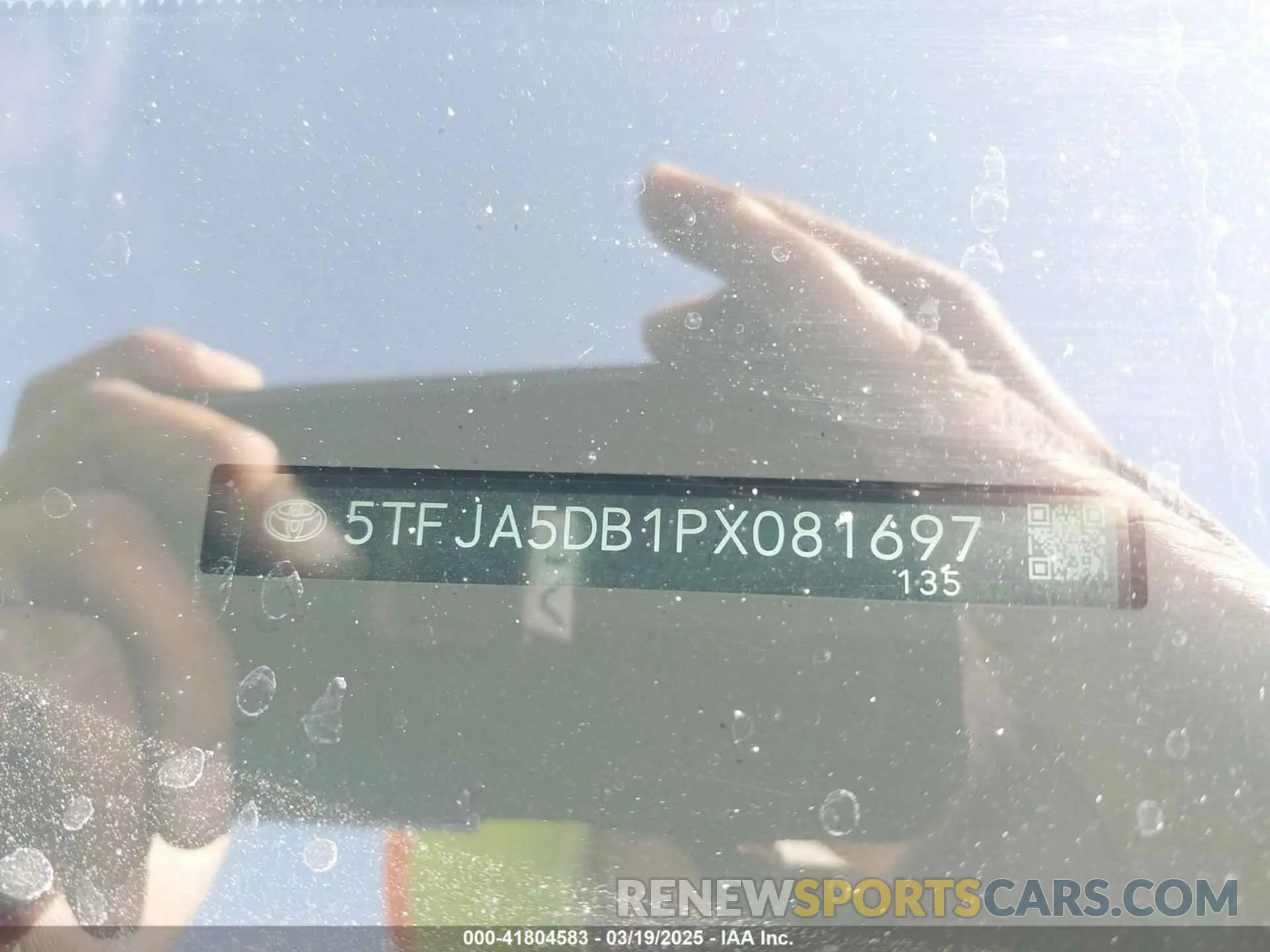 9 Photograph of a damaged car 5TFJA5DB1PX081697 TOYOTA TUNDRA 2023