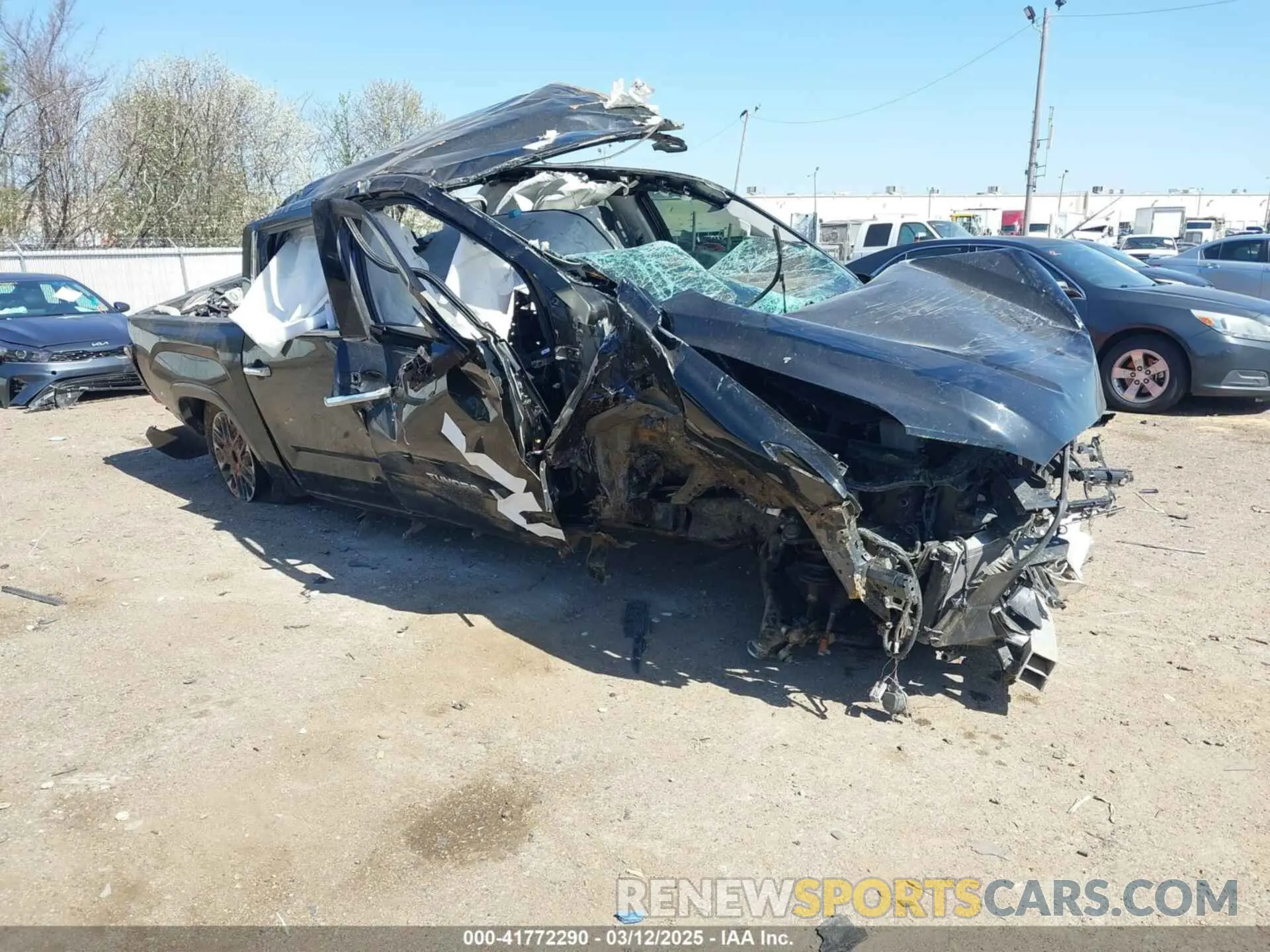 1 Photograph of a damaged car 5TFJA5DB1PX114939 TOYOTA TUNDRA 2023