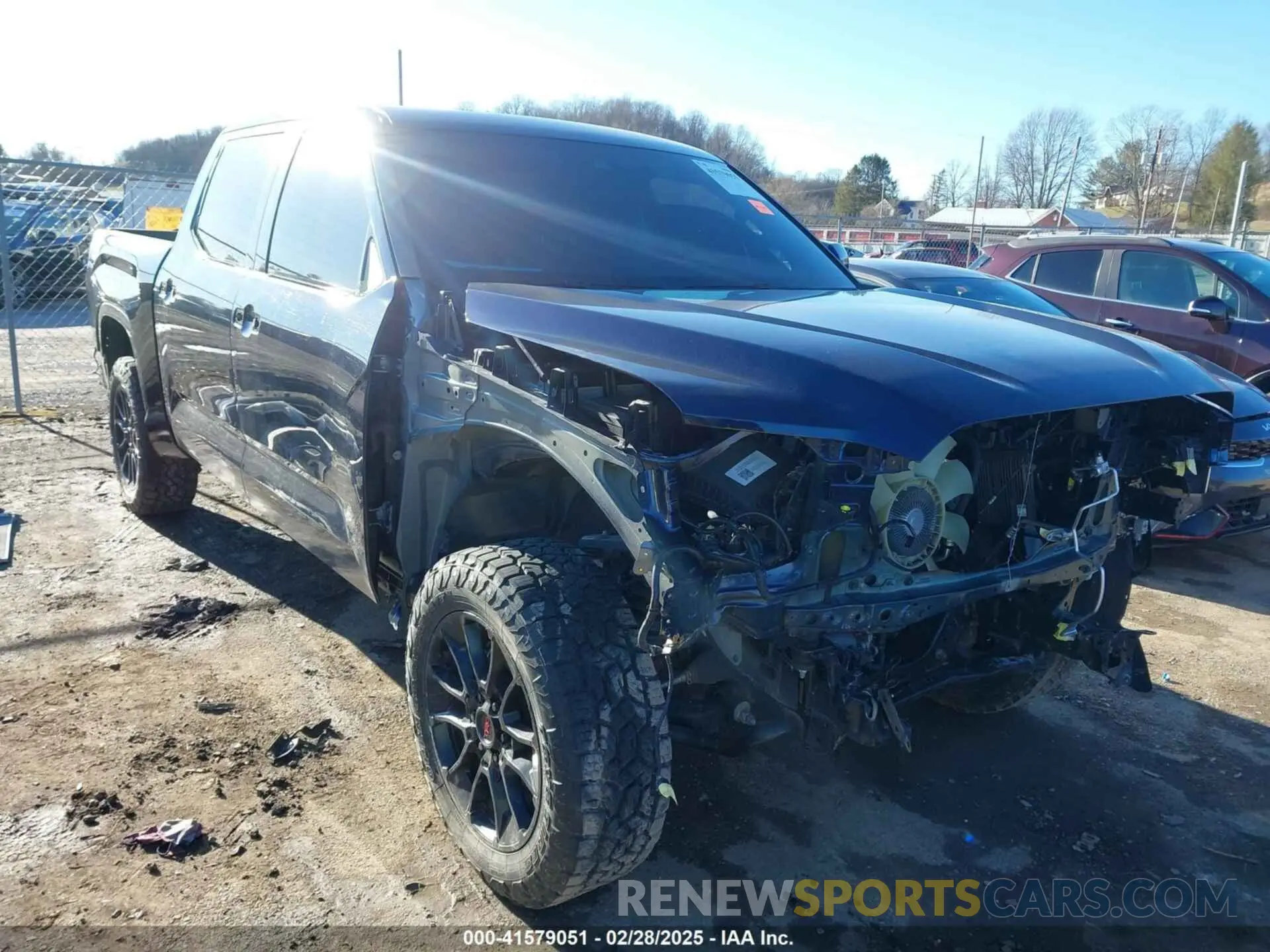 1 Photograph of a damaged car 5TFJA5DB1PX129019 TOYOTA TUNDRA 2023