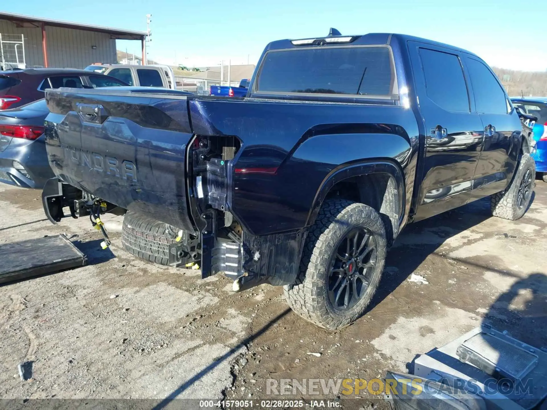 4 Photograph of a damaged car 5TFJA5DB1PX129019 TOYOTA TUNDRA 2023