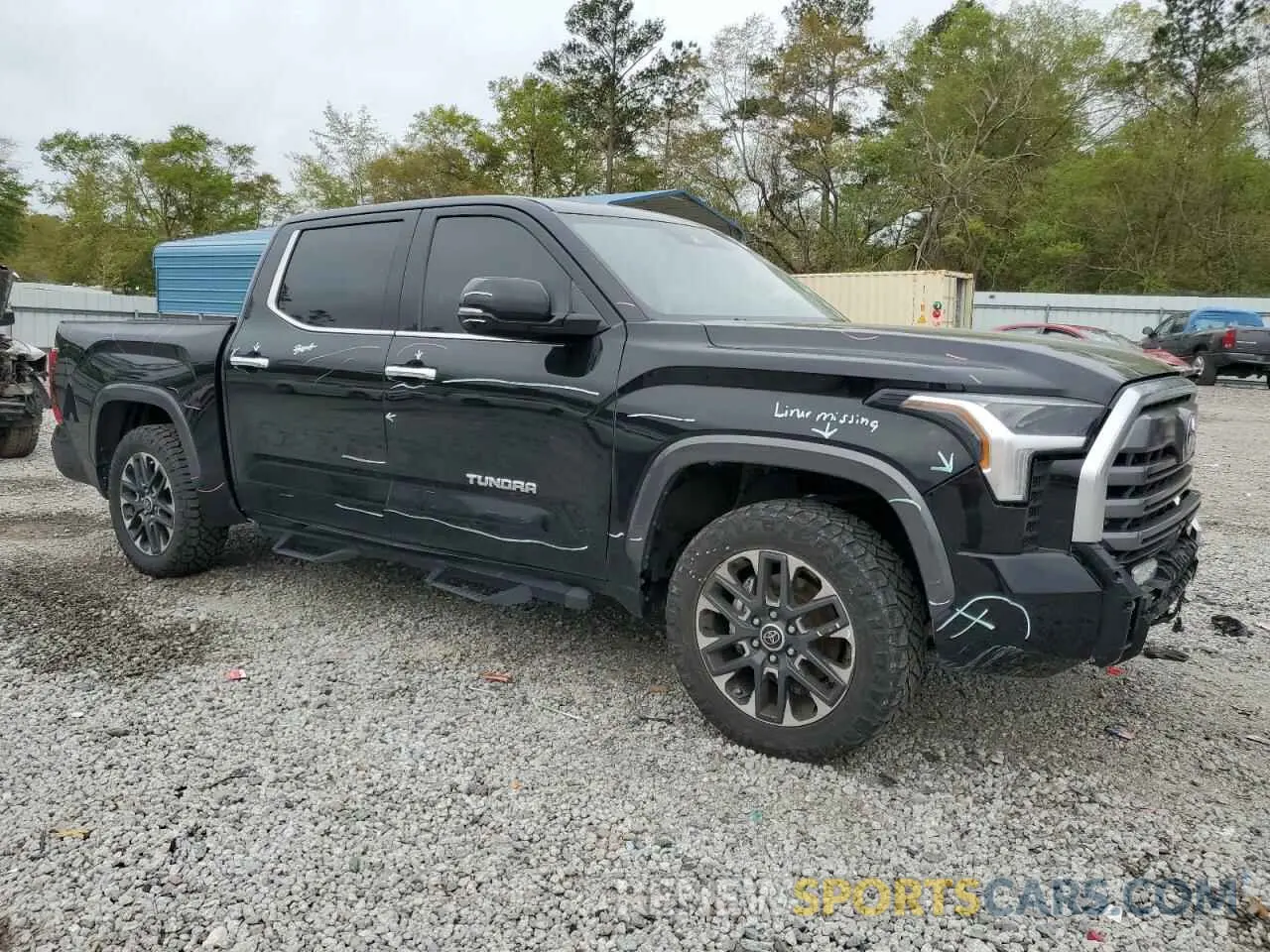 4 Photograph of a damaged car 5TFJA5DB2PX057585 TOYOTA TUNDRA 2023