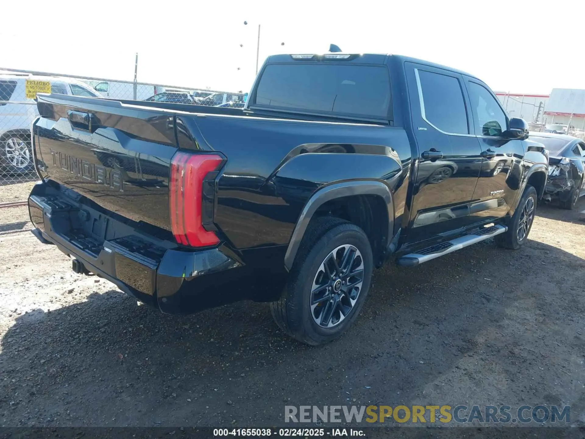 4 Photograph of a damaged car 5TFJA5DB3PX100864 TOYOTA TUNDRA 2023