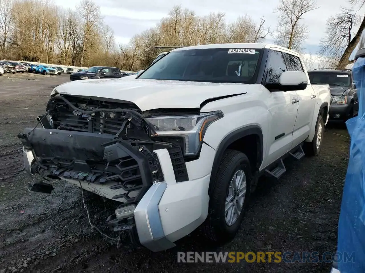 1 Photograph of a damaged car 5TFJA5DB6PX070078 TOYOTA TUNDRA 2023