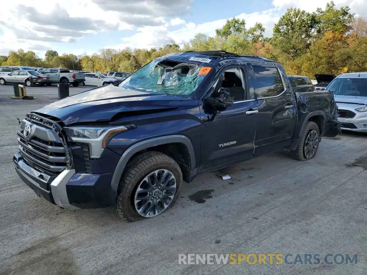 1 Photograph of a damaged car 5TFJA5DB9PX123839 TOYOTA TUNDRA 2023
