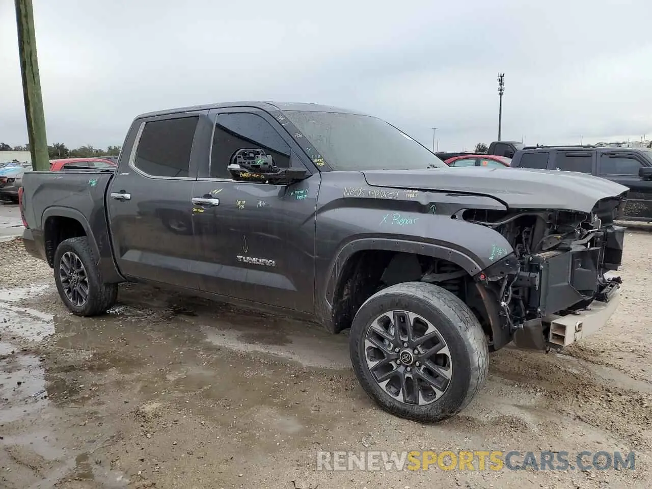 4 Photograph of a damaged car 5TFJA5DBXPX123686 TOYOTA TUNDRA 2023