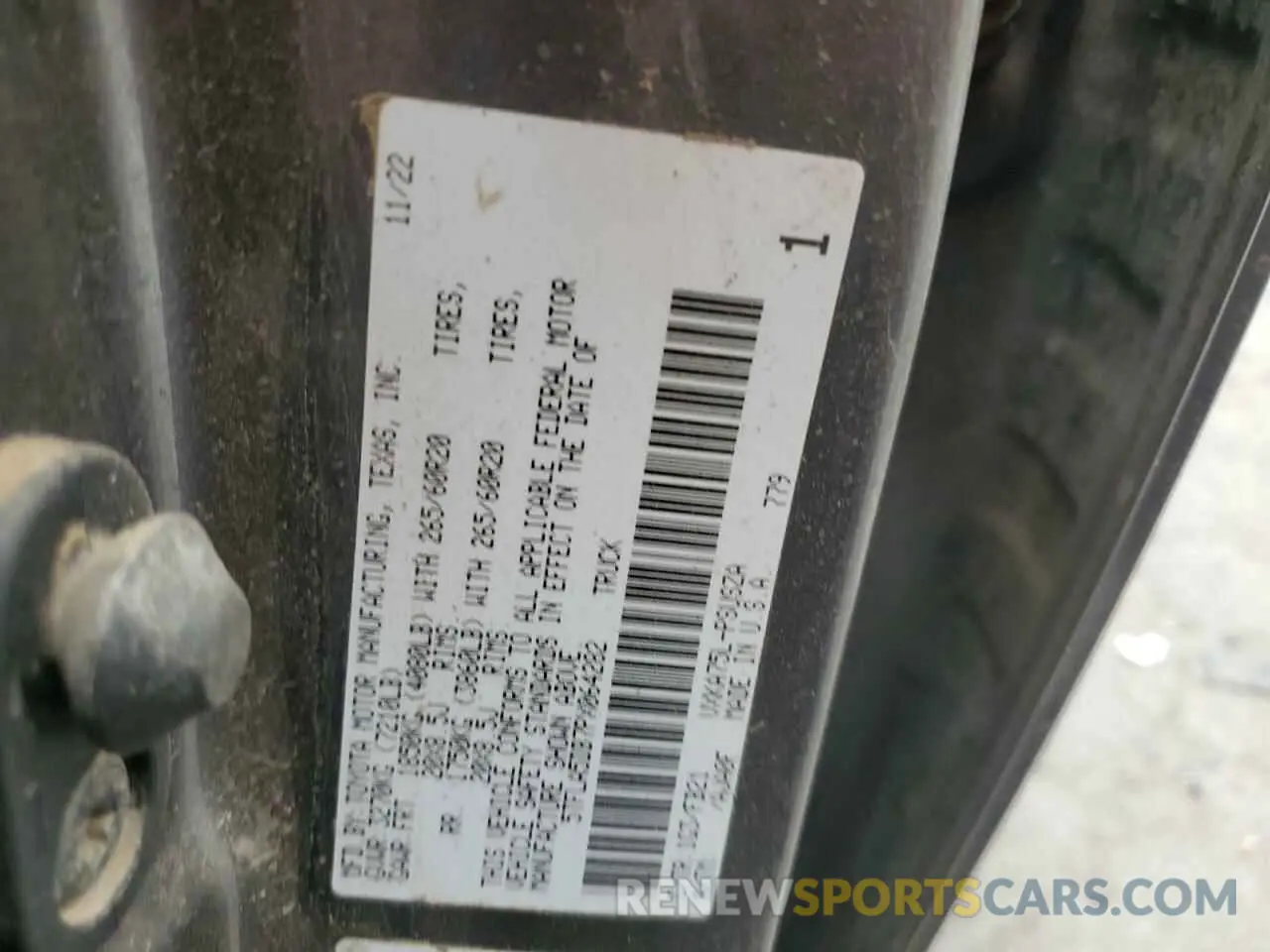 13 Photograph of a damaged car 5TFLA5DB7PX064282 TOYOTA TUNDRA 2023