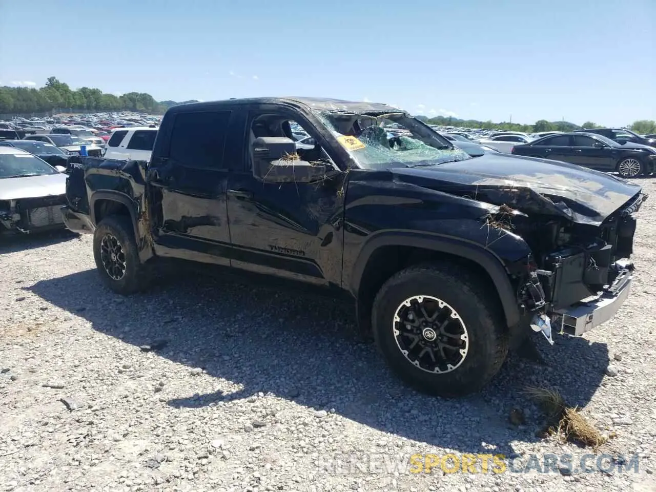 4 Photograph of a damaged car 5TFLA5DB7PX120740 TOYOTA TUNDRA 2023