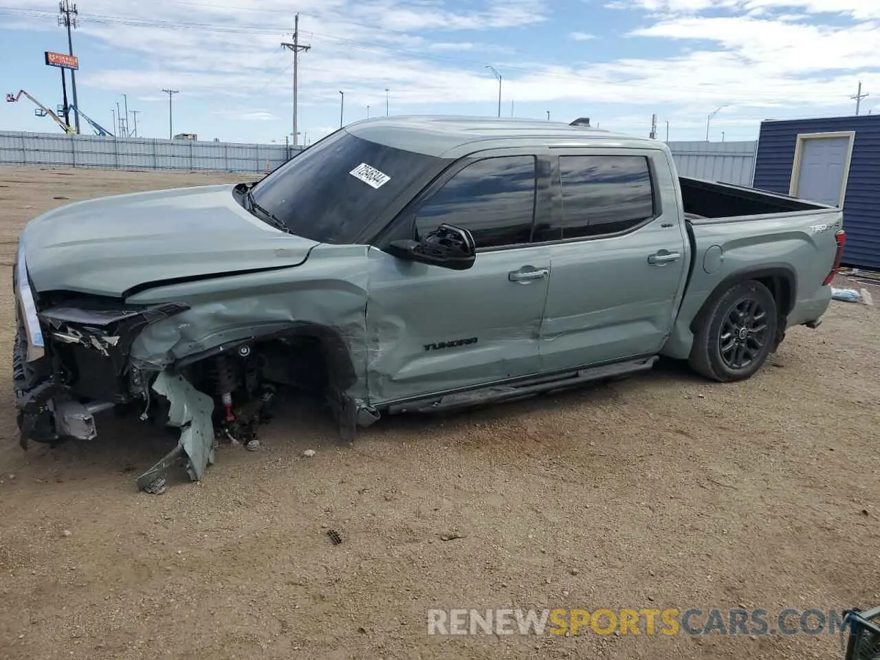 1 Photograph of a damaged car 5TFLA5DB8PX092916 TOYOTA TUNDRA 2023