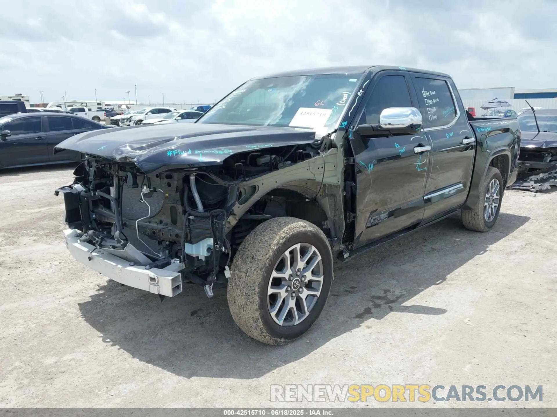 2 Photograph of a damaged car 5TFMA5DB8PX107743 TOYOTA TUNDRA 2023