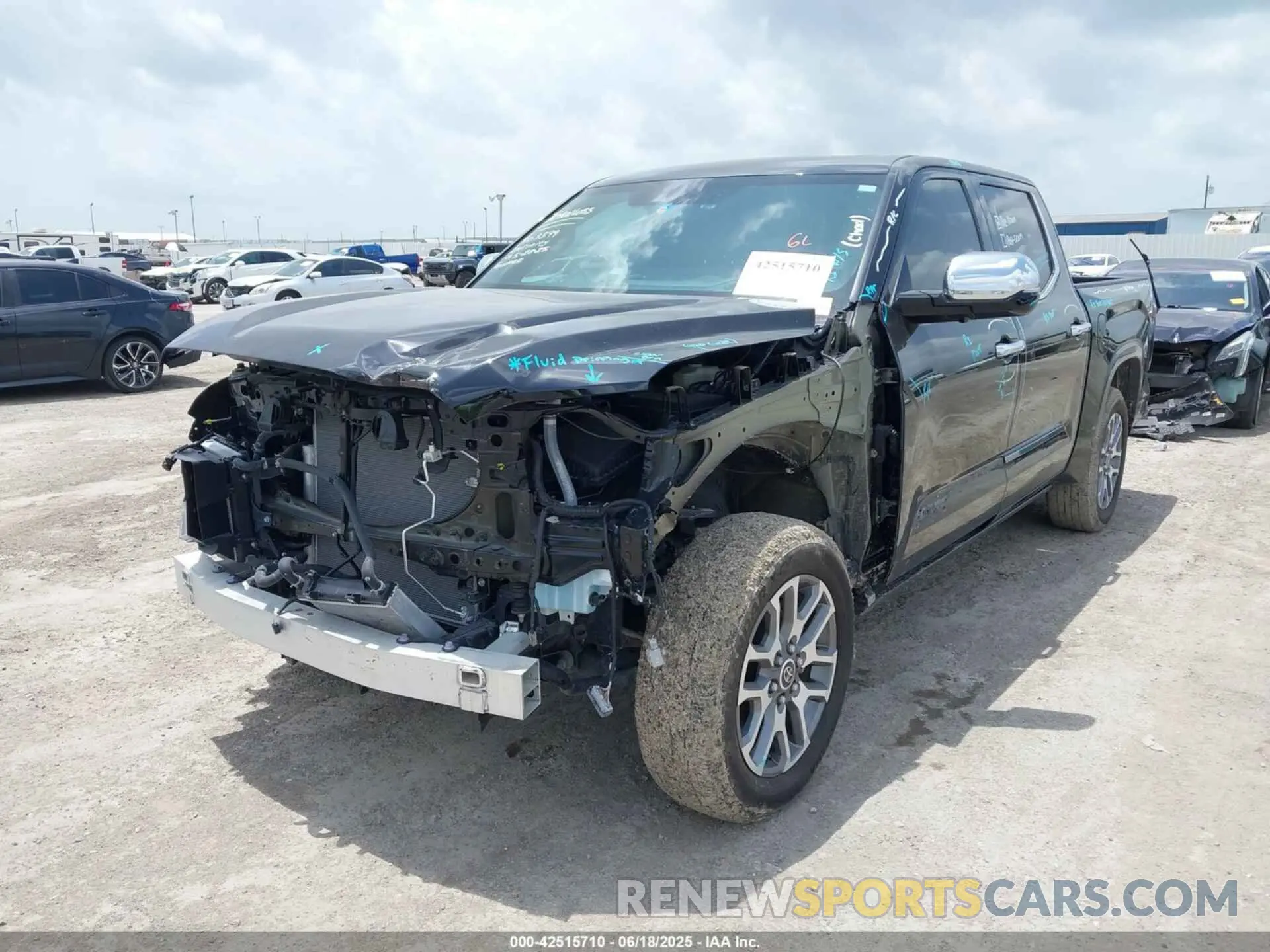 6 Photograph of a damaged car 5TFMA5DB8PX107743 TOYOTA TUNDRA 2023