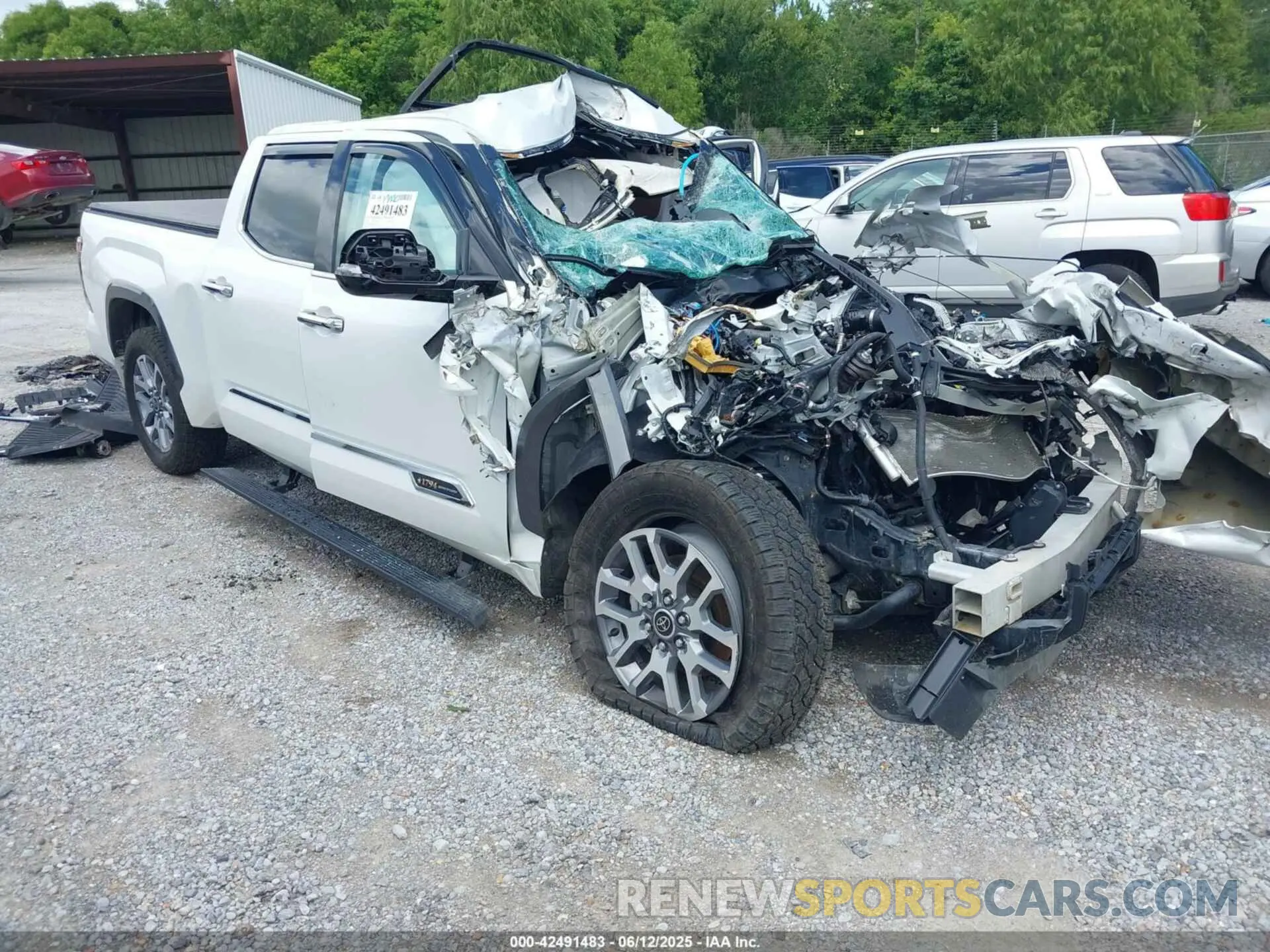 1 Photograph of a damaged car 5TFMA5EC4PX012961 TOYOTA TUNDRA 2023