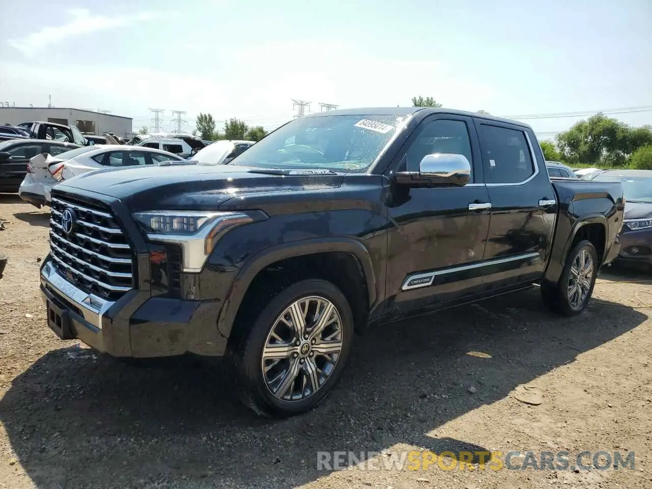 1 Photograph of a damaged car 5TFVC5DB0PX037217 TOYOTA TUNDRA 2023