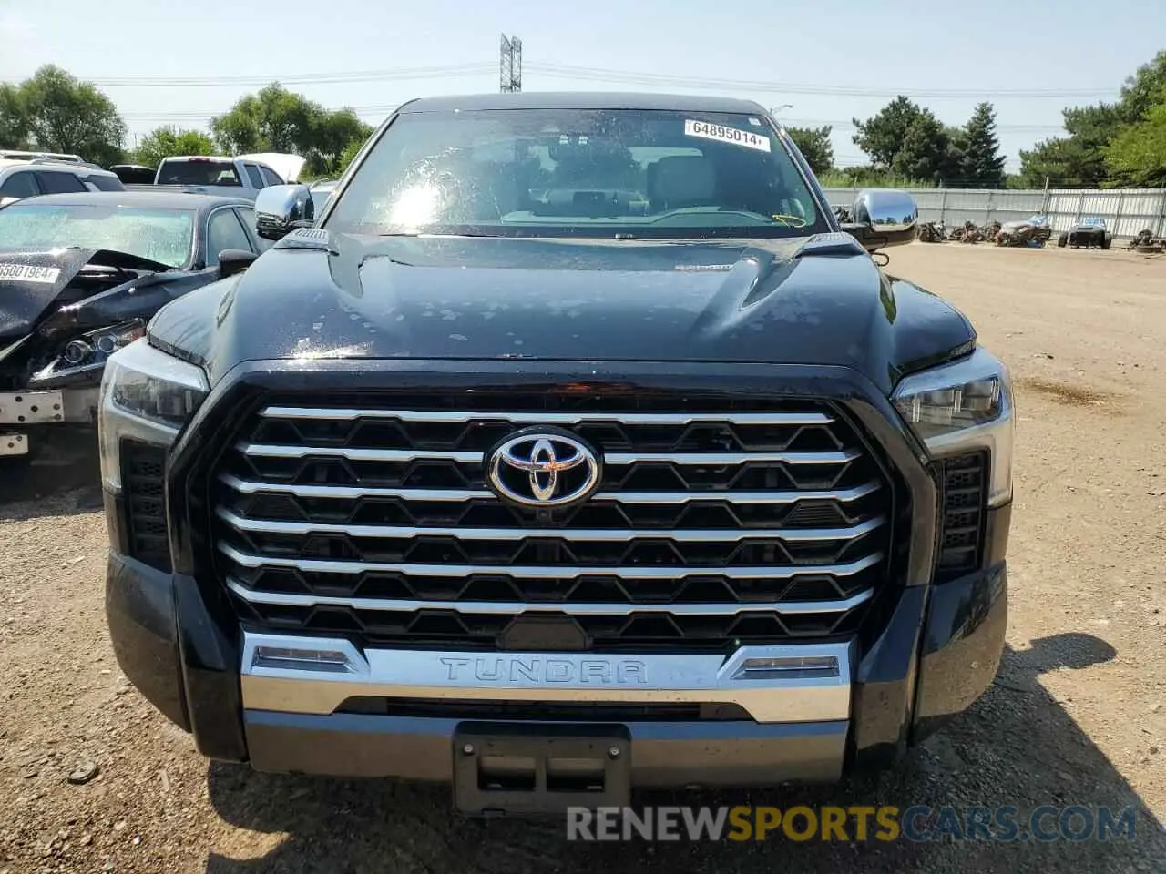 5 Photograph of a damaged car 5TFVC5DB0PX037217 TOYOTA TUNDRA 2023