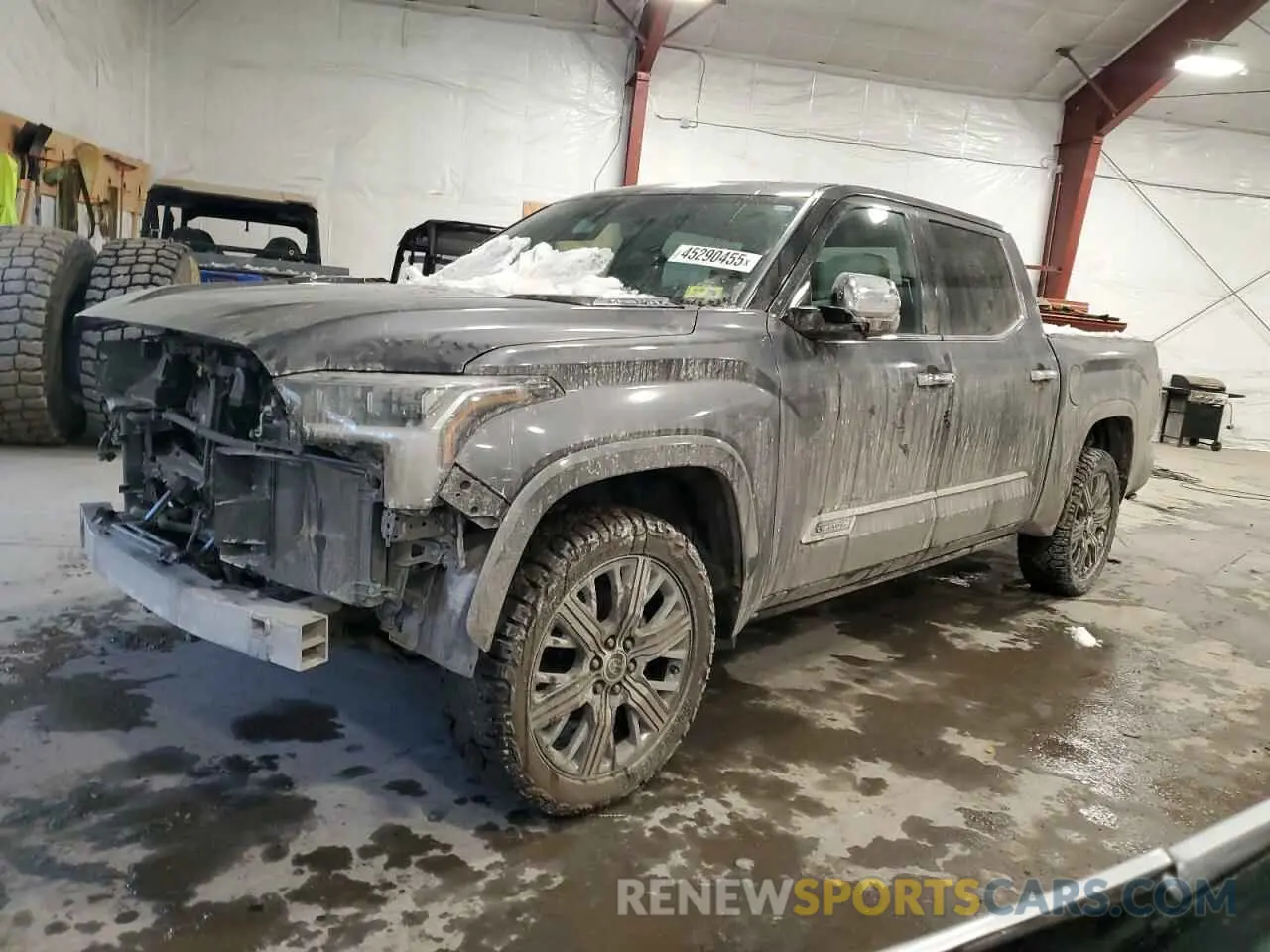 1 Photograph of a damaged car 5TFVC5DB6PX033074 TOYOTA TUNDRA 2023