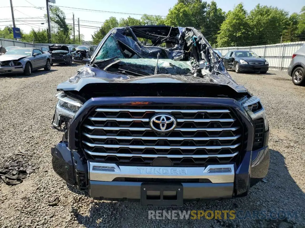 5 Photograph of a damaged car 5TFVC5DB9PX028516 TOYOTA TUNDRA 2023